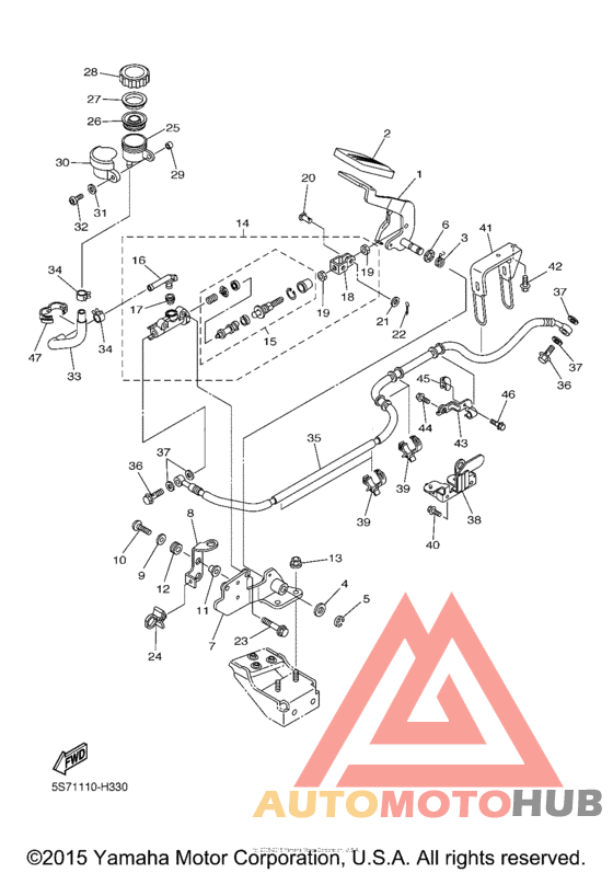 Задний торм цилиндр