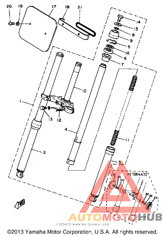 Передняя вилка