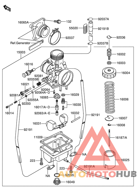 Carburetor assy