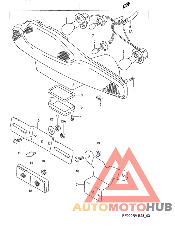 Задний фонарь