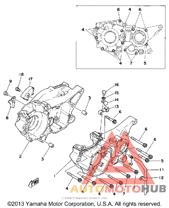 Картер двигателя