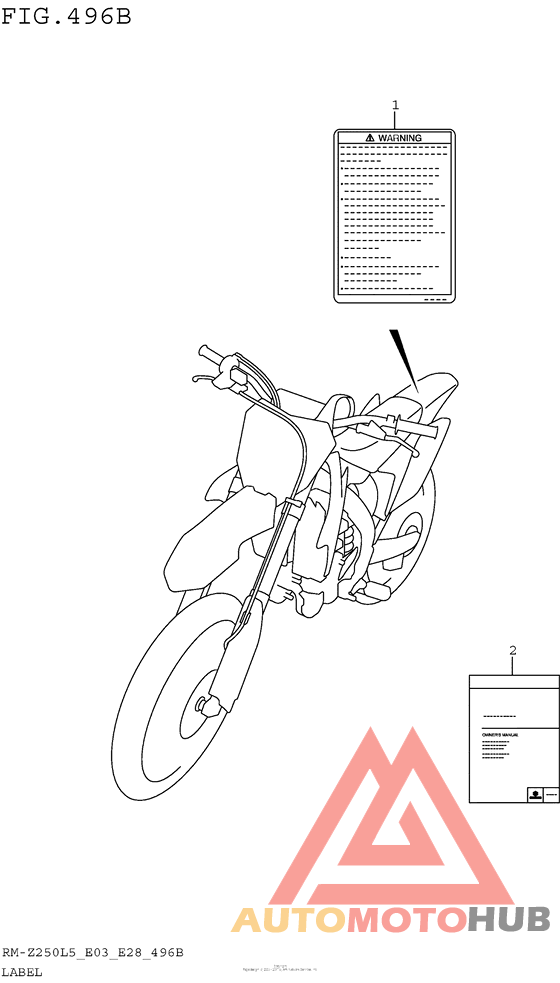 Label (Rm-Z250L5 E28)