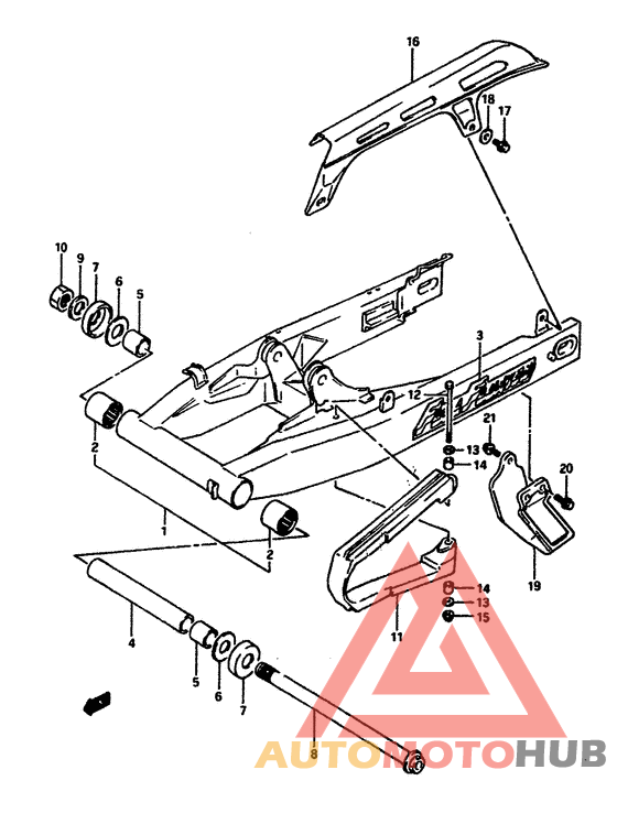 Маятник задний