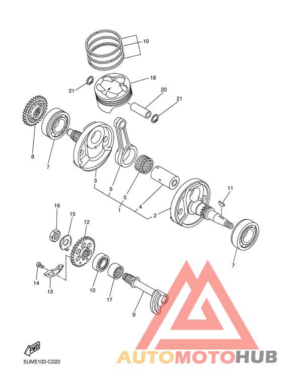 Crankshaft & piston