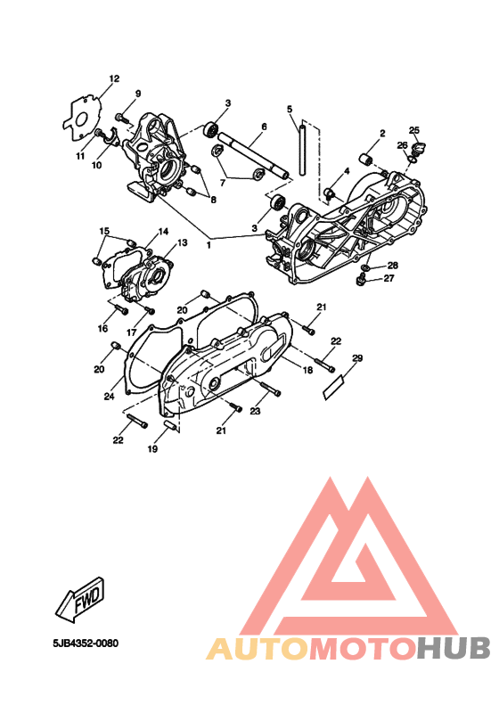 Картер двигателя