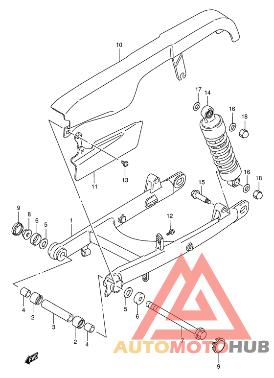 Маятник задний