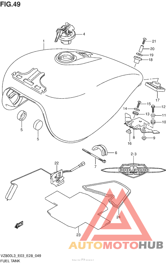 Fuel Tank (Vz800L3 E33)