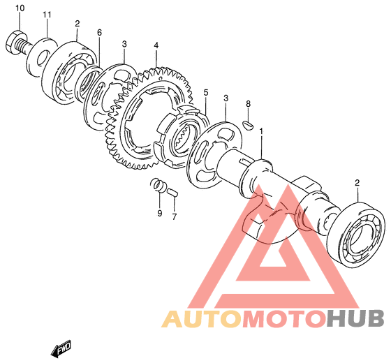Балансир кривошипа