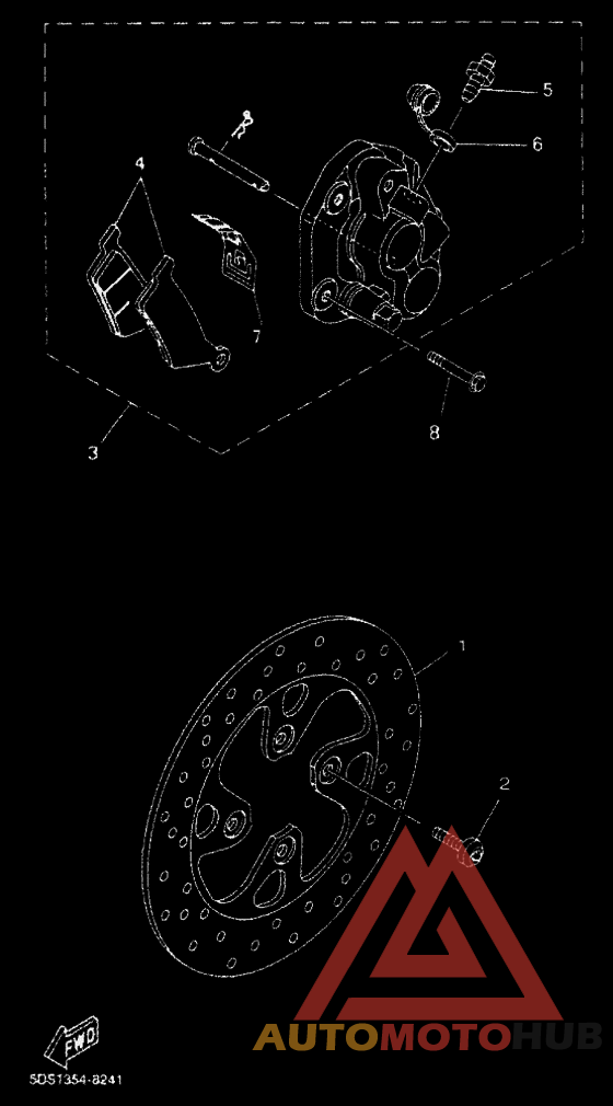 Передний суппорт