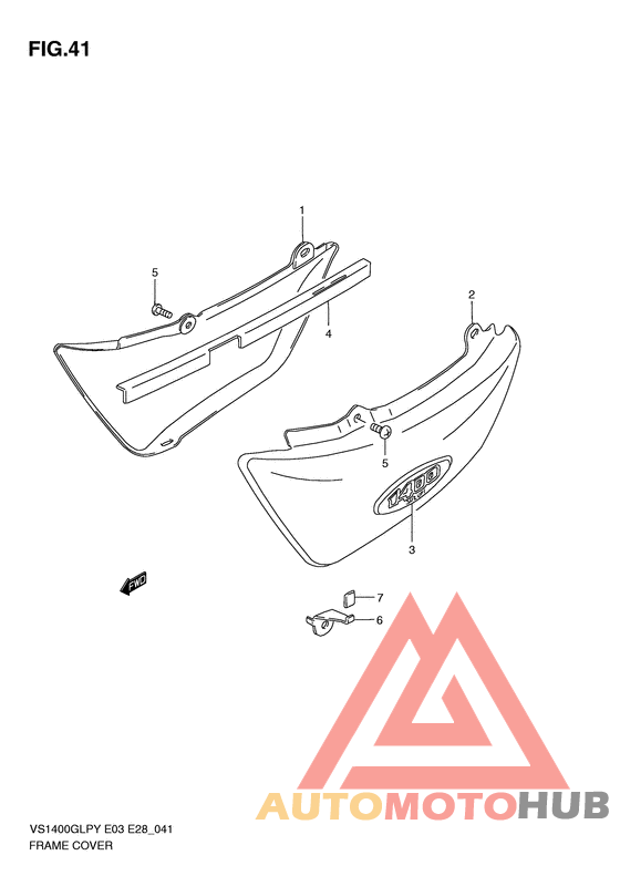 Обтекатель задний
