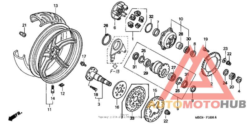 Переднее колесо