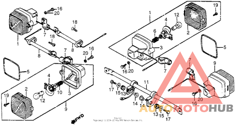 Turn signal 81-82