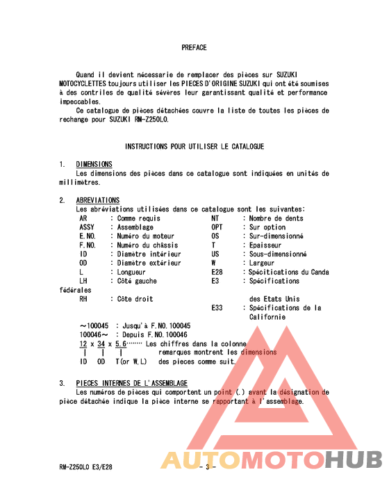 Catalog preface