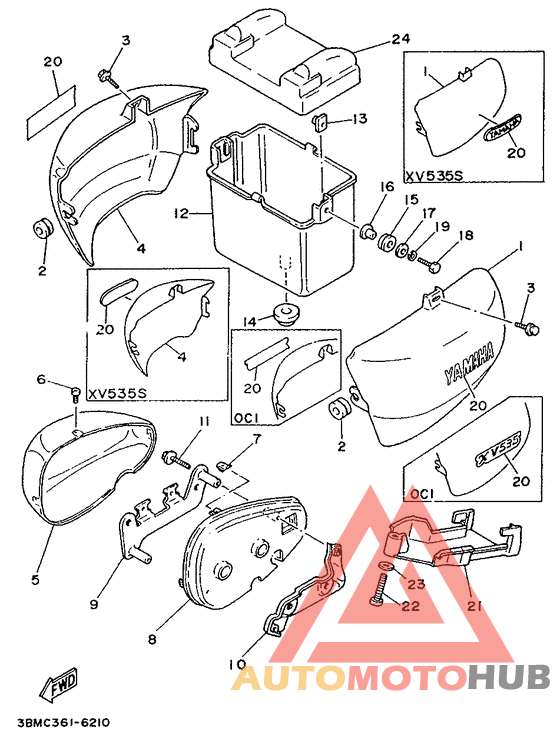 Side cover / oil tank