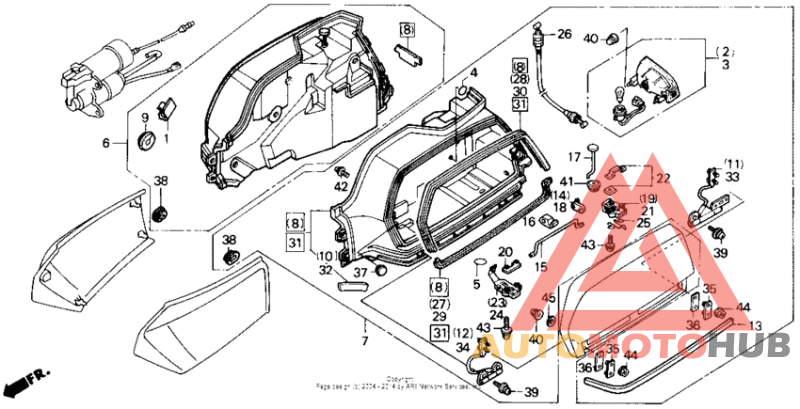 Saddlebag body set 90