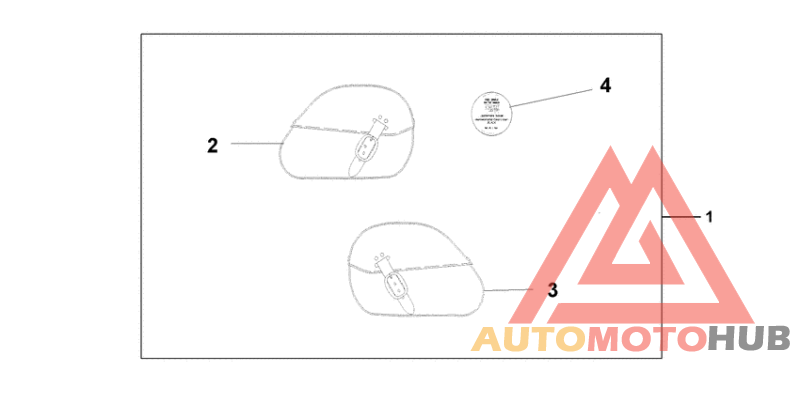 Leather saddlebag set