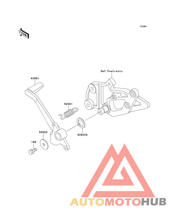 Педаль тормоза