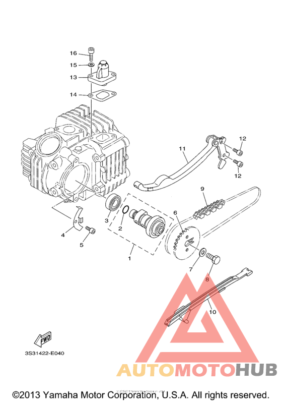 Цепь механизма газораспределения