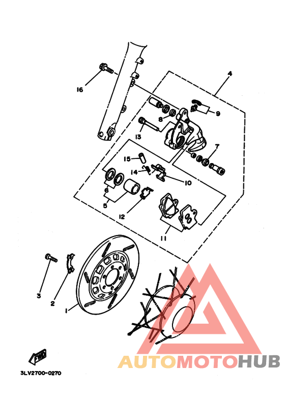 Передний суппорт