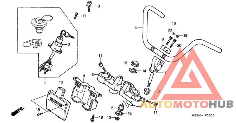 Handle pipe/top bridge