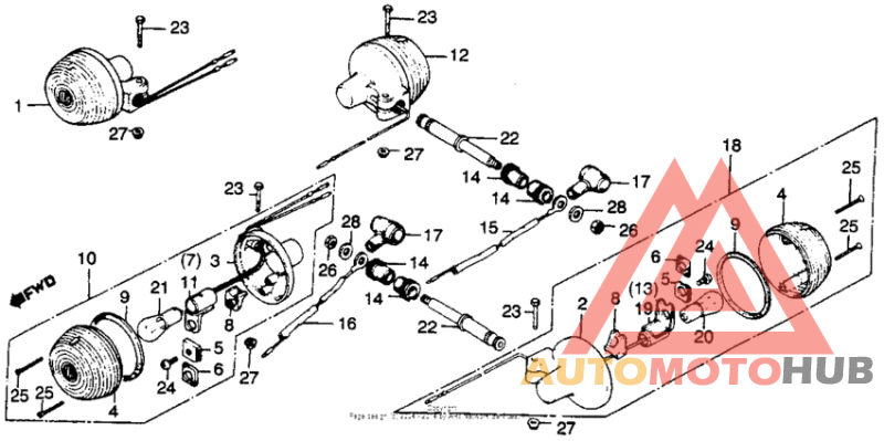 Задний фонарь