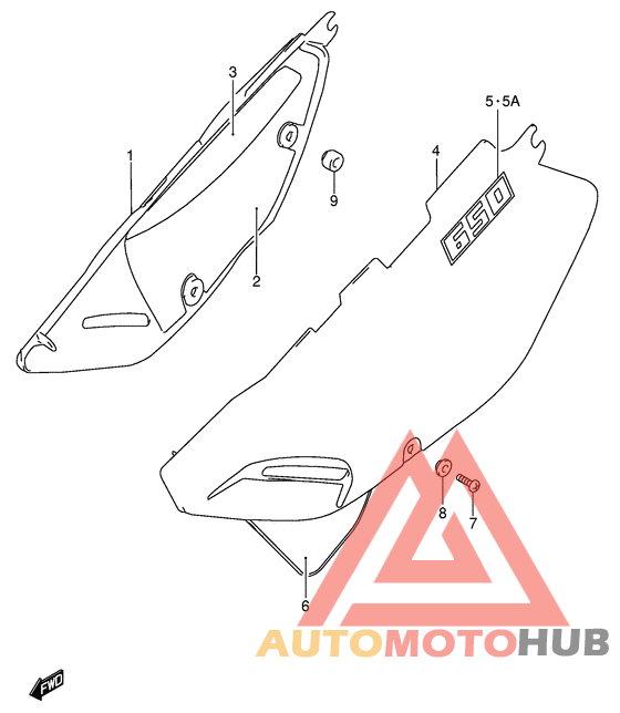 Обтекатель задний