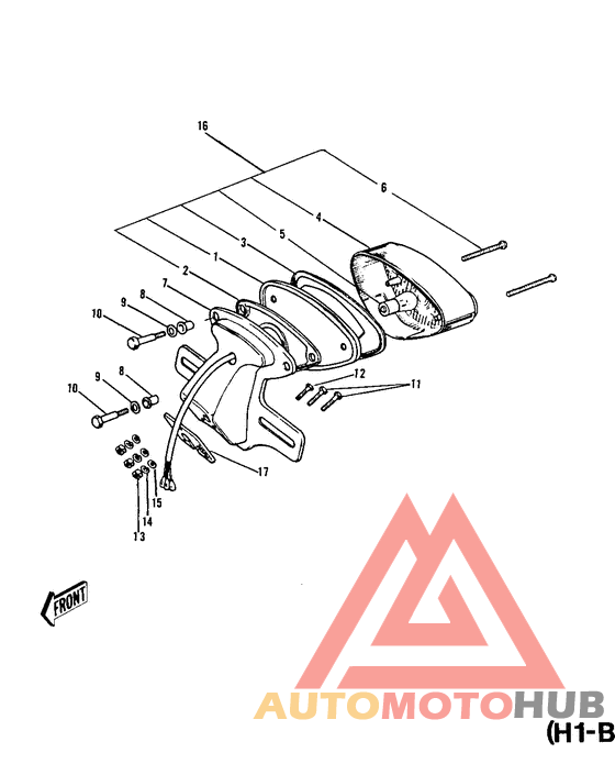 Taillight unit ass`y