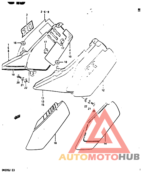 Обтекатель задний