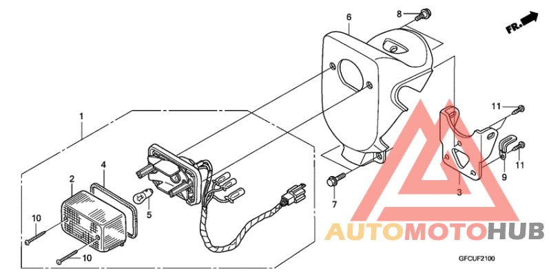 Taillight unit ass`y