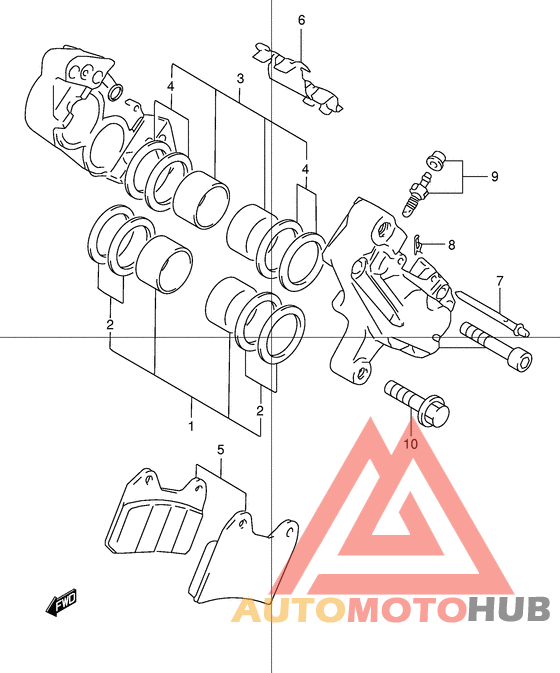 Передний суппорт