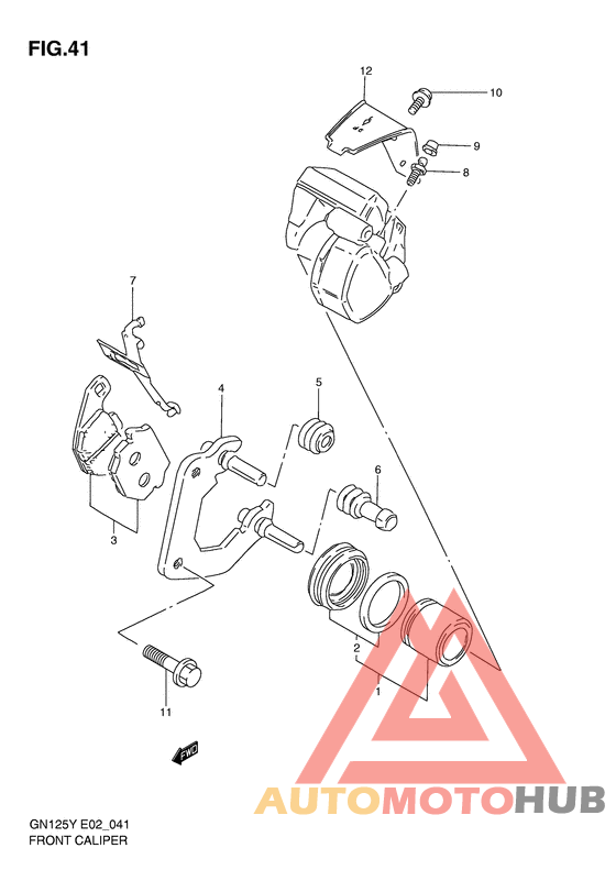 Передний суппорт