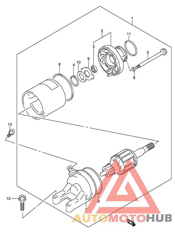 Стартерный мотор
