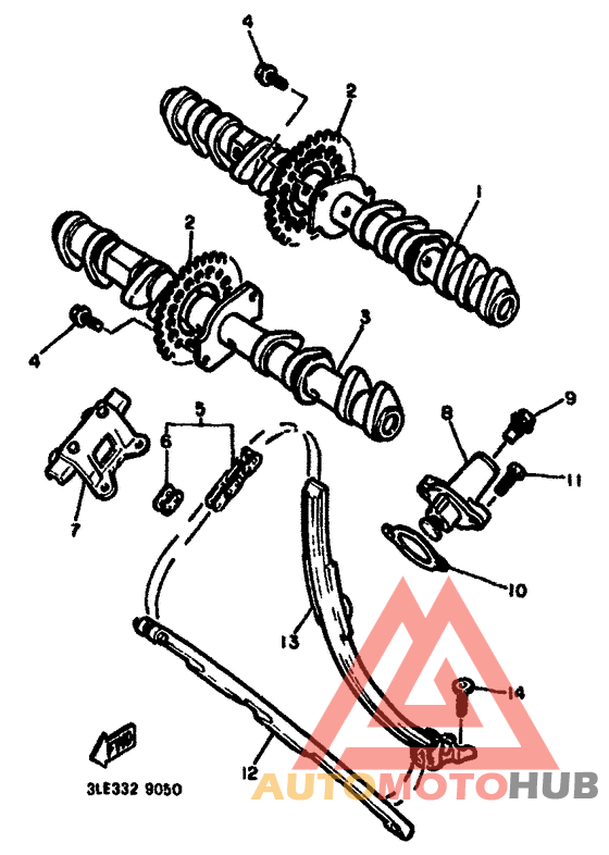 Camshaft. chain