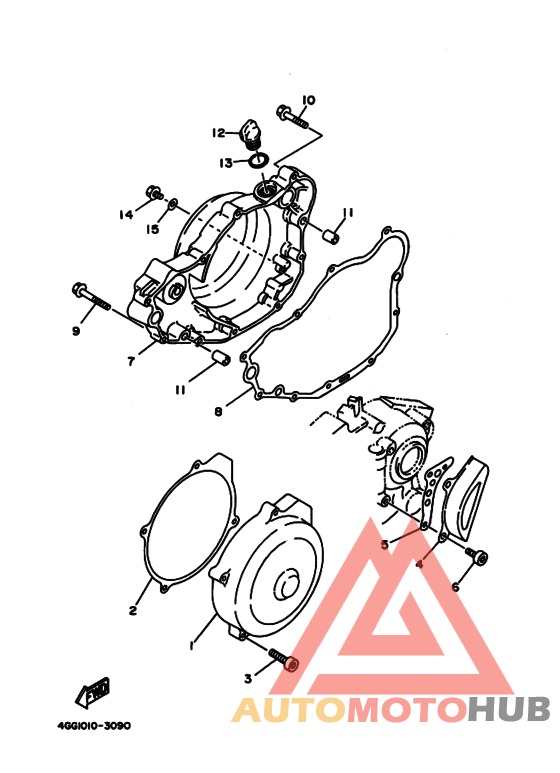 Crankcase cover ass`y  (v