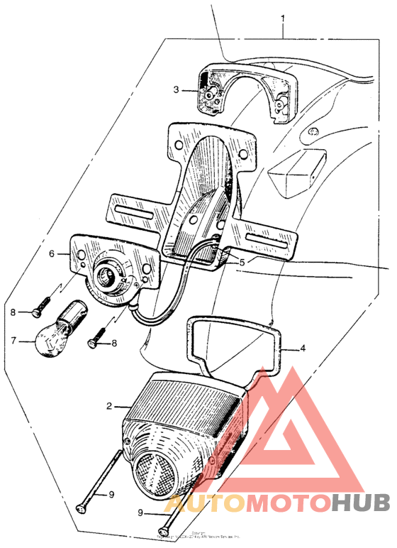 Задний фонарь
