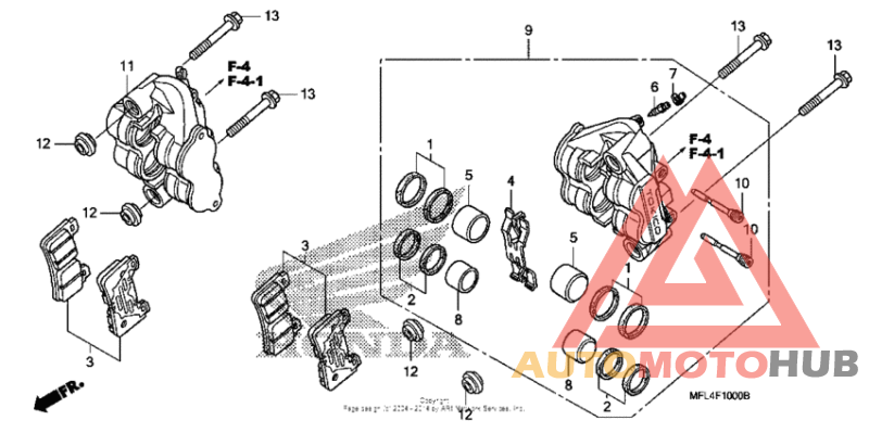 Передний суппорт