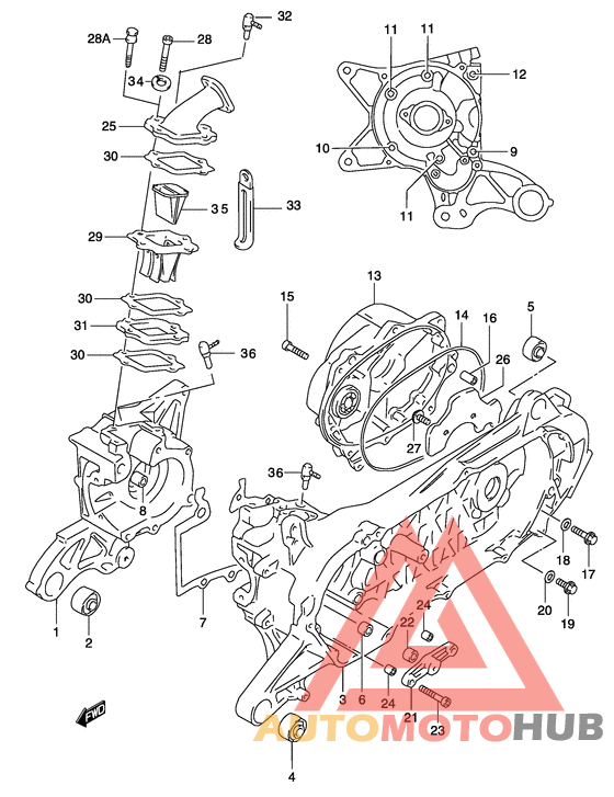 Картер двигателя