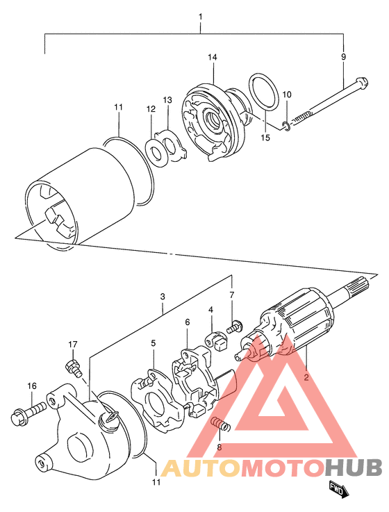 Стартерный мотор