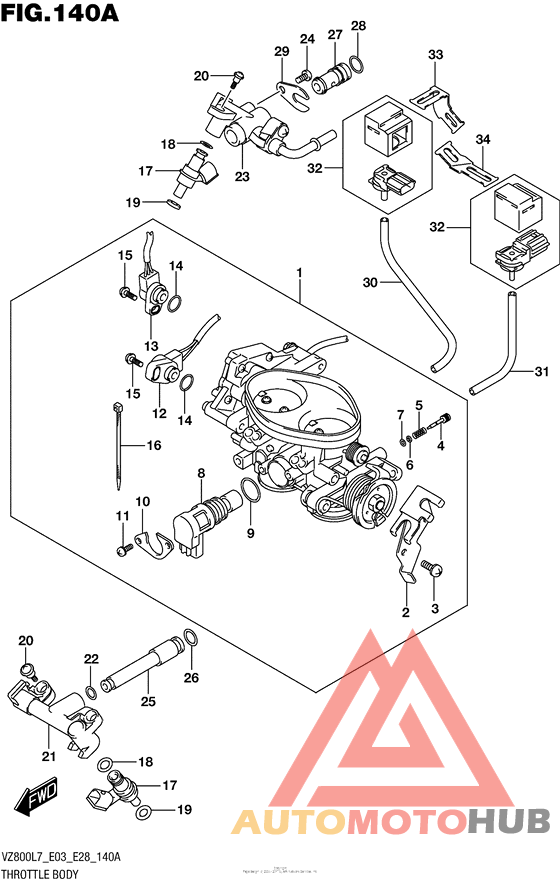 Throttle Body (Vz800L7 E03)
