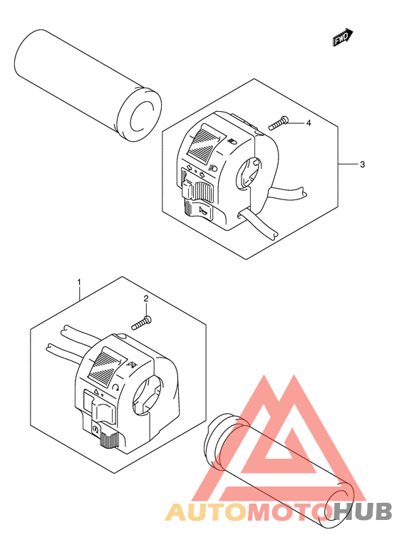 Рулевой переключатель