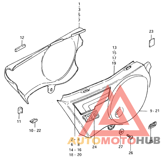 Обтекатель задний