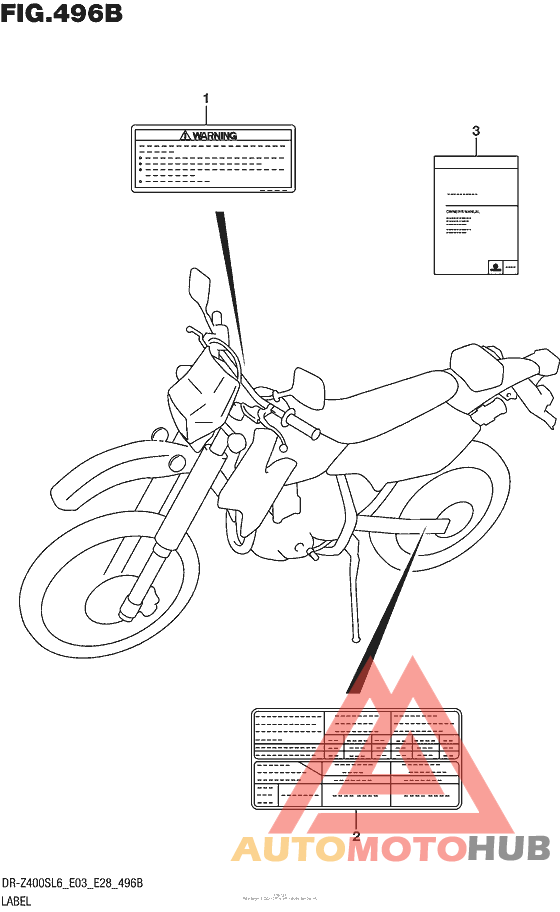Label (Dr-Z400Sl6 E28)