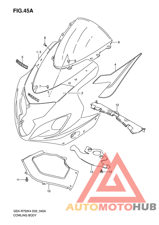 Cowling body