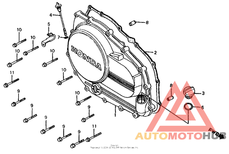 Right crankcase c0ver