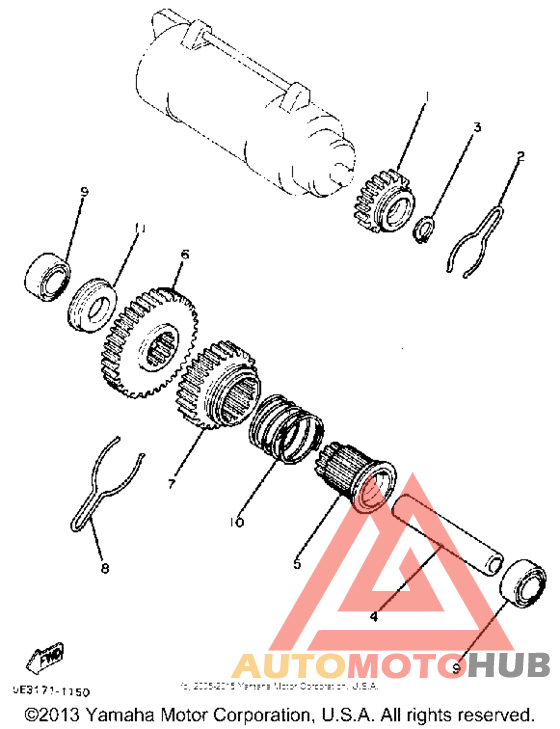 Муфта стартера