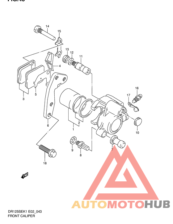 Передний суппорт