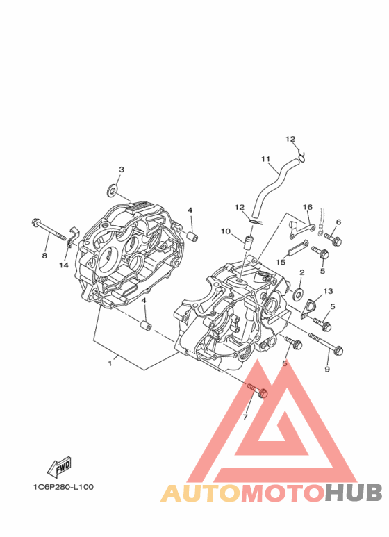 Картер двигателя