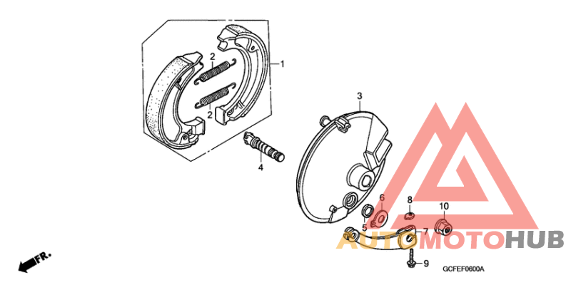 Передний тормоз