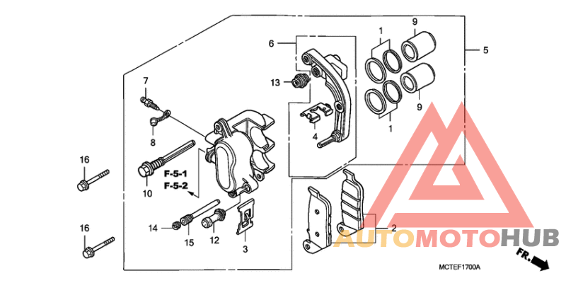 Задний суппорт