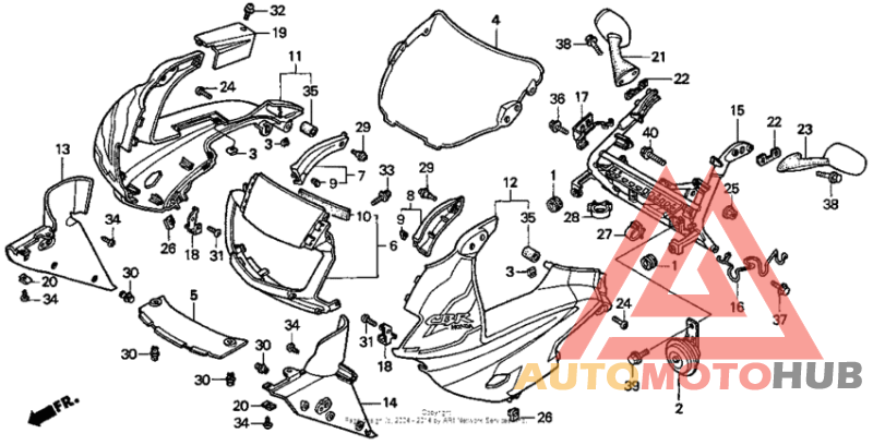Верхний обтекатель